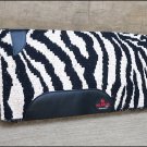 FEP249 MADE IN USA HILASON WESTERN WOOL SHOCK BUSTER SADDLE BLANKET PAD BLACK