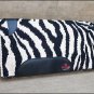 FEP249 MADE IN USA HILASON WESTERN WOOL SHOCK BUSTER SADDLE BLANKET PAD BLACK