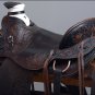 RI116RODB 17" WESTERN LEATHER COWBOY RANCH ROPING PLEASURE RIDING HORSE SADDLE