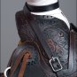 RI116RODB 17" WESTERN LEATHER COWBOY RANCH ROPING PLEASURE RIDING HORSE SADDLE