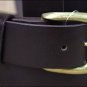 38IN. BROWN 1.5in CASUAL PLAIN STRAP LEATHER BELT MADE IN USA