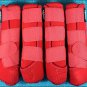 RED LARGE PROFESSIONAL CHOICE SPORTS MEDICINE HORSE BOOTS BELL VENTECH ELITE