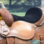 BH111-F HILASON WESTERN LEATHER BARREL RACING TRAIL PLEASURE RIDING SADDLE 15"