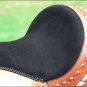 BH111-F HILASON WESTERN LEATHER BARREL RACING TRAIL PLEASURE RIDING SADDLE 15"