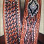 34 INCH WESTERN ARIAT MENS BELT CONCHOS LEATHER SANDS ANTIQUE BROWN