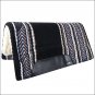 34X36 CLASSIC EQUINE SENSORFLEX NEW ZEALAND WOOL FLEECE HORSE SADDLE PAD NAVY