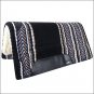 34X36 CLASSIC EQUINE SENSORFLEX NEW ZEALAND WOOL FLEECE HORSE SADDLE PAD NAVY