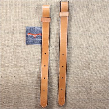 ULTRA LITE CIRCLE Y DOUBLE PLY PLAIN LEATHER HORSE CINCH GIRTH FLANK BILLETS