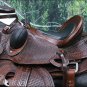 WD087ADB-F HILASON BIG KING WESTERN WADE RANCH ROPING COWBOY TRAIL SADDLE 15