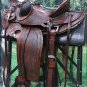 WD087ADB-F HILASON BIG KING WESTERN WADE RANCH ROPING COWBOY TRAIL SADDLE 15