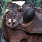 WD087ADB-F HILASON BIG KING WESTERN WADE RANCH ROPING COWBOY TRAIL SADDLE 15