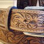 32" HILASON HEAVY DUTY HAND MADE BUFFALO HIDE LEATHER STICHED GUN HOLSTER BELT