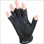 10 SIZE HERITAGE TECH-LITE RIDING GLOVES HORSE EQUESTRIAN BLACK 3/4 FINGER