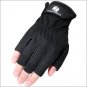 10 SIZE HERITAGE TECH-LITE RIDING GLOVES HORSE EQUESTRIAN BLACK 3/4 FINGER