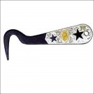 HILASON TWO STAR MOTIF SILVER OVERLAY HOOF PICK TACK HORSE