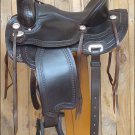 TO109DB-F HILASON TREELESS WESTERN TRAIL PLEASURE RIDING BARREL RACING SADDLE 16