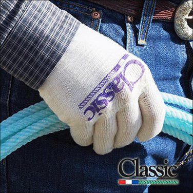 CLASSIC EQUINE DELUXE ROPING GLOVE SYNTHETIC BLEND COTTON EXTRA LARGE