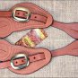 HILASON WESTERN TACK HORSE LEATHER COWBOY SPUR STRAPS CHESTNUT