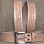 GM201-F HILASON HAND MADE HEAVY DUTY BUFFALO HIDE LEATHER STICHED BELT 44"