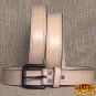 GM101-F HILASON HAND MADE HEAVY DUTY BUFFALO HIDE LEATHER STICHED BELT 46"