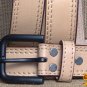 GM101-F HILASON HAND MADE HEAVY DUTY BUFFALO HIDE LEATHER STICHED BELT 46"