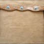 WESTERN LEATHER HORSE BRIDLE HEADSTALL BREAST COLLAR COWHIDE HAIR ON W/ CONCHO
