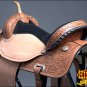TT204-F HILASON WESTERN FLEX TREE BARREL RACING TRAIL RIDING HORSE SADDLE 17"