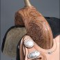 TT204-F HILASON WESTERN FLEX TREE BARREL RACING TRAIL RIDING HORSE SADDLE 17"