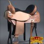 TT204-F HILASON WESTERN FLEX TREE BARREL RACING TRAIL RIDING HORSE SADDLE 17"