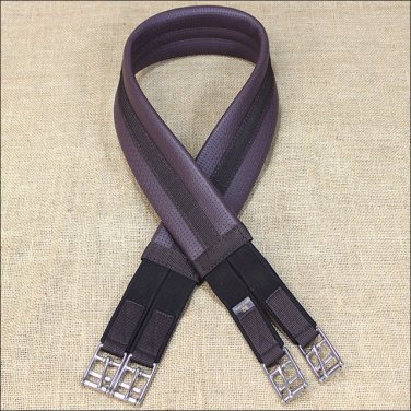 40 inch HILASON PVC NEOPRENE VENTED ENGLISH HORSE GIRTH CINCH SHAPED CHAFFLESS
