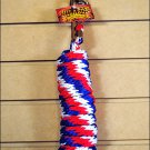 R96 HILASON WESTERN TACK HORSE THREE TONE POLY LEAD ROPES W/ BRASS PLATED SNAP