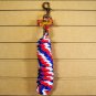 R96 HILASON WESTERN TACK HORSE THREE TONE POLY LEAD ROPES W/ BRASS PLATED SNAP