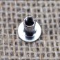 50 SET 3/8 inch CHICAGO SCREW SET NICKLE PLATED SADDLE TACK HORSE BELT LEATHER