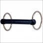HILASON CHROME PLATED RING HORSE BIT RUBBER MOUTH