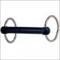 HILASON CHROME PLATED RING HORSE BIT RUBBER MOUTH