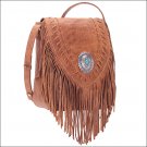 AMERICAN WEST LEATHER SEMINOLE LADIES SOFT CROSSBODY SHOULDER HAND BAG PURSE