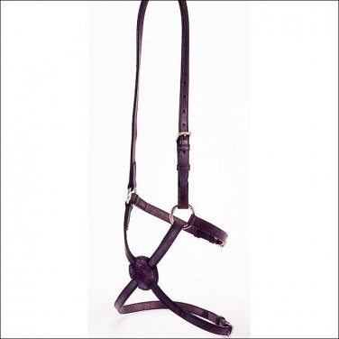 SILVER FOX HORSE TACK LEATHER FIGURE 8 NOSEBAND BRIDLE BROWN FULL SIZE