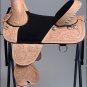 TW101-F HILASON TREELESS WESTERN TRAIL BARREL RACING LEATHER HORSE SADDLE 14"
