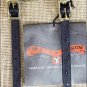 BLACK CIRCLE Y BRASS CHAIN CURB LEATHER STRAP 4 1/2 INCH CHAIN