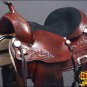 TO107M-F HILASON TREELESS WESTERN LEATHER TRAIL PLEASURE HORSE RIDING SADDLE 17"