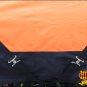 68" HILASON 600D WINTER WATERPROOF POLY TURNOUT HORSE BLANKET ORANGE BLACK
