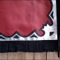 CH229V1-F HILASON MAROON BULL RIDING SOFT SMOOTH LEATHER RODEO WESTERN CHAPS