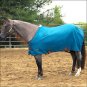 70" PROFESSIONAL CHOICE 420D BREATHABLE HORSE NYLON DAY SHEET TEAL CHOCOLATE