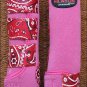 MEDIUM HILASON PINK BANDANA HORSE FRONT LEG PROTECTION ULTIMATE SPORTS BOOT PAIR