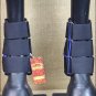 HILASON WESTERN HORSE TACK LEG PROTECTION DELUXE SKID BOOTS - BLUE