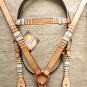 HILASON WESTERN RAWHIDE BRAIDED LEATHER HORSE BRIDLE HEADSTALL BREAST COLLAR