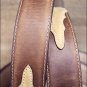 38" SILVER CREEK BAY CLASSIC WESTERN APACHE BROWN LEATHER MEN BELT 1-3/8" Wide