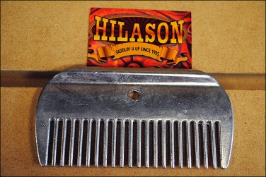 ALUMINIUM HILASON HORSE TACK GROOMING MANE AND TAIL COMB