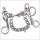 WEAVER LEATHER MINIATURE PELHAM HORSE BIT 3-1/2 INCH SNAFFLE MOUTH