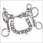 WEAVER LEATHER MINIATURE PELHAM HORSE BIT 3-1/2 INCH SNAFFLE MOUTH